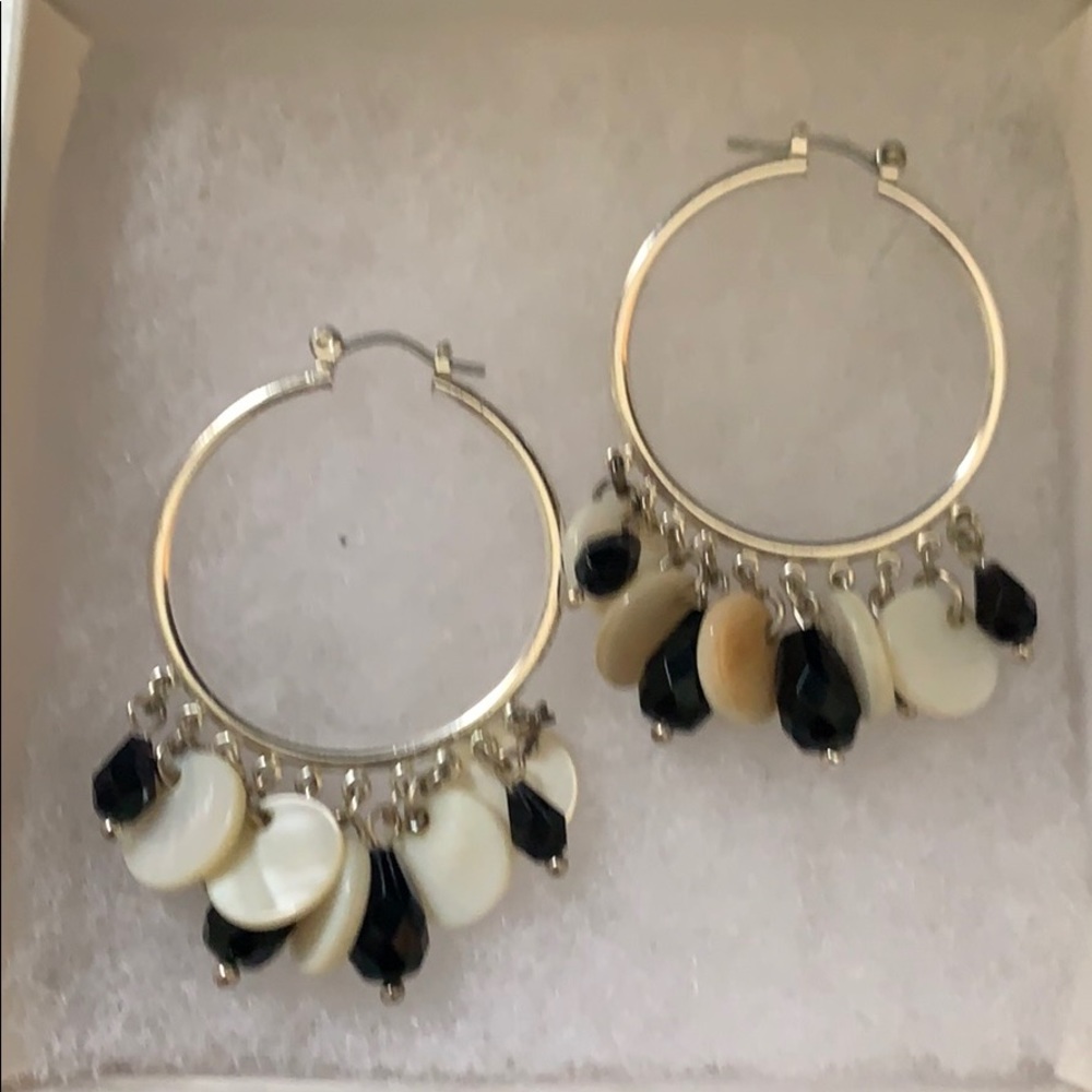 Lia Sophia Hoop Earrings